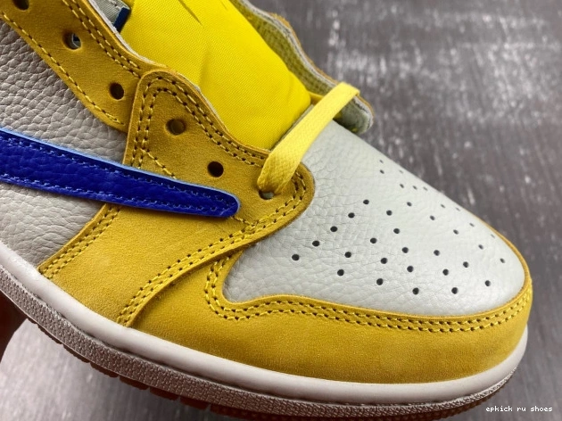 Rep 1 Jordan Travis x Scott Low Air OG Canary DZ4137-700 0701